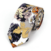 Fashion Men And Women Bright Color Flowers Printed 6cm Tie