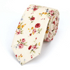 New Arrival Fashion Men Floral Printed Cotton Tie