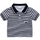 Kids Boys Basic Lapel Short Sleeve Stripe Color Blocking Casual T-Shirt