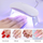 Mouse Mini Led Phototherapy Machine Usb Nail Drying Uv Baking Lamp Led Nail Polish Mini Nail Lamp ( 2 sets )