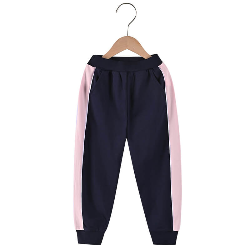 Kids Casual Elastic Design Pants