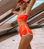 Women Summer Sports Tank Top And Tights Shorts Two Pieces Sets