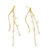 Women'S Fashion Crystal Chain Tassel Earrings