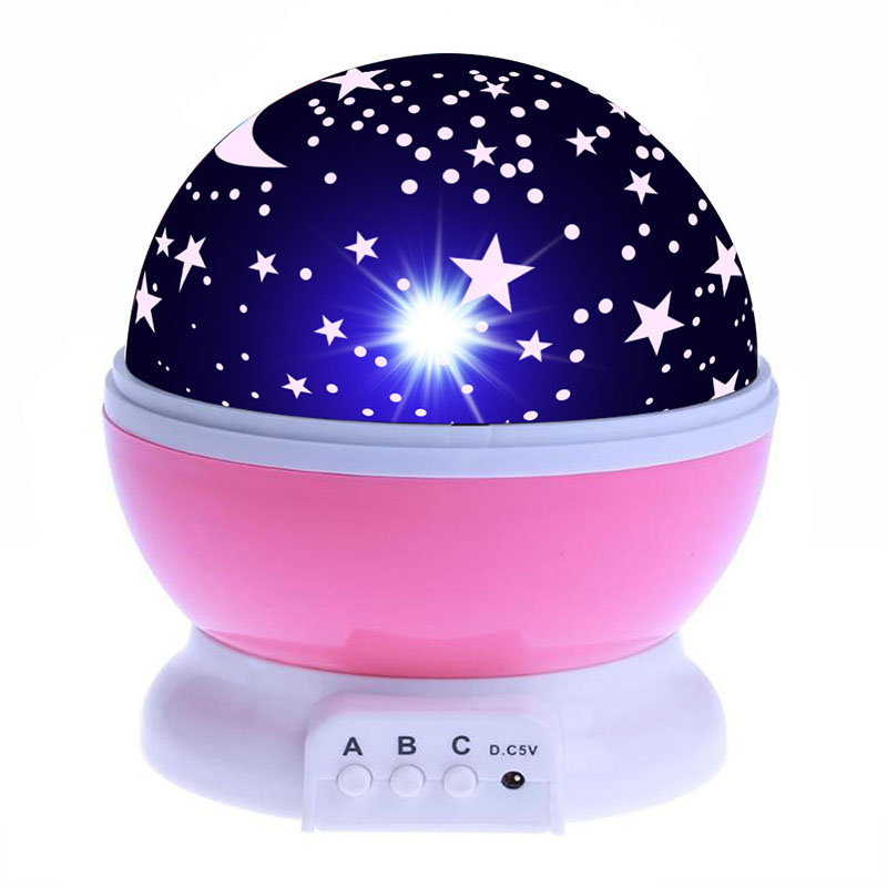 Romantic Starry Children Room Decorated Lights Projection Lamp