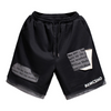 Boys Fashion Letter Pattern Patch Design Casual Shorts