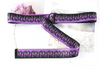 Unisex Hiphop Flame Pattern Canvas Belt ( 2 sets )