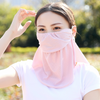 Women Breathable Mesh Sunscreen Mask Anti-UV Mask