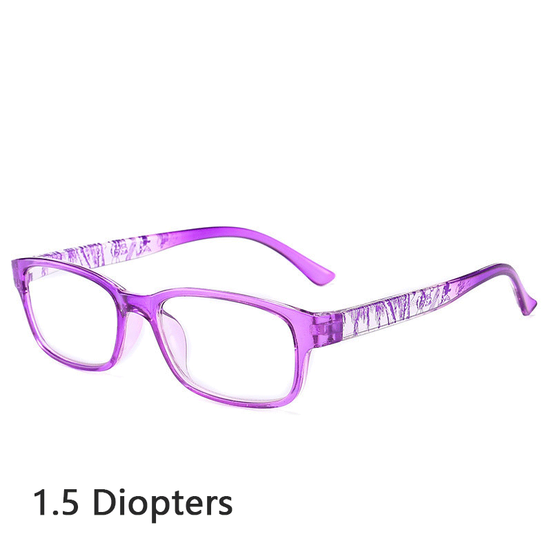 Fashion New Design Light Weight Transparent PC Frame HD Resin Lenses Oldman Reading Glasses