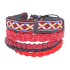 Retro Boho Women Multilayer Handmade Braided Woven Design Bracelets