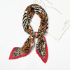 Vintage Pattern Women Geometric Leopard Print Square Scarf