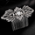 Superior Crystal Flower Model Bride Wedding Hair Combs