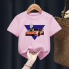 Kids Boys Casual Round Neck Sleeve Round Neck Short Sleeve Loose T-Shirt