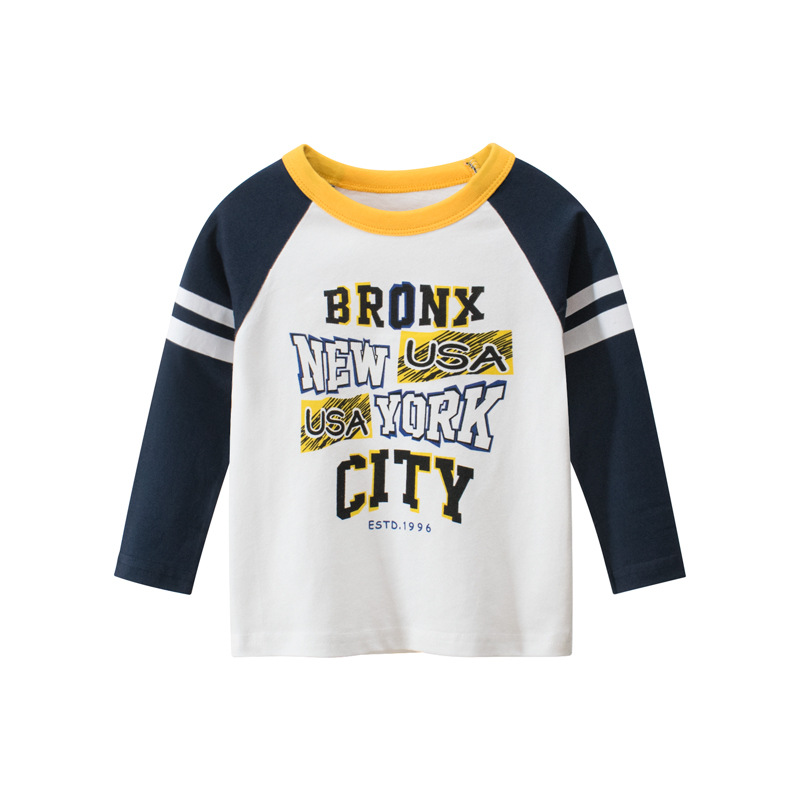 hildren Letter Pattern Long-Sleeved T-Shirt