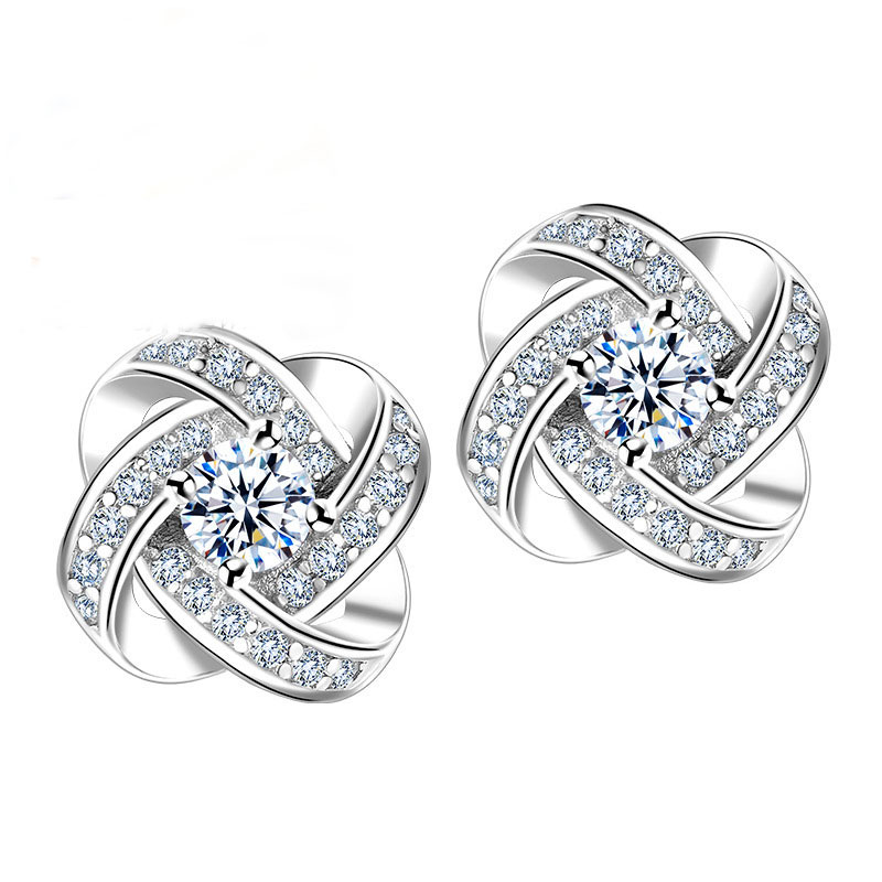 Hign Quailty Sterling Silver Stud Earrings