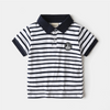 Children Kids Toddlers Fashion Boys Stripe Print Short Sleeve Polo Shirt