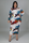 Plus Size Women Tie Dye Print Half Zipper Long Sleeve Maxi Dress