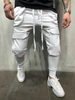 Men Fashion Multi Pocket Slim Pants