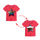 Kids Casual Star Sequined Round Neck Short-Sleeved T-Shirt