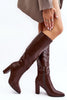 Heel boots Step in style