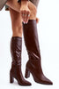 Heel boots Step in style