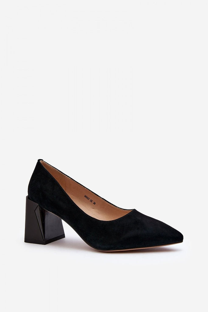 Block heel pumps Step in style