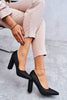 Block heel pumps Step in style