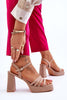 Heel sandals Step in style