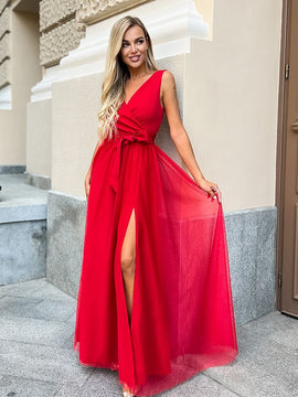 Evening dress Bicotone