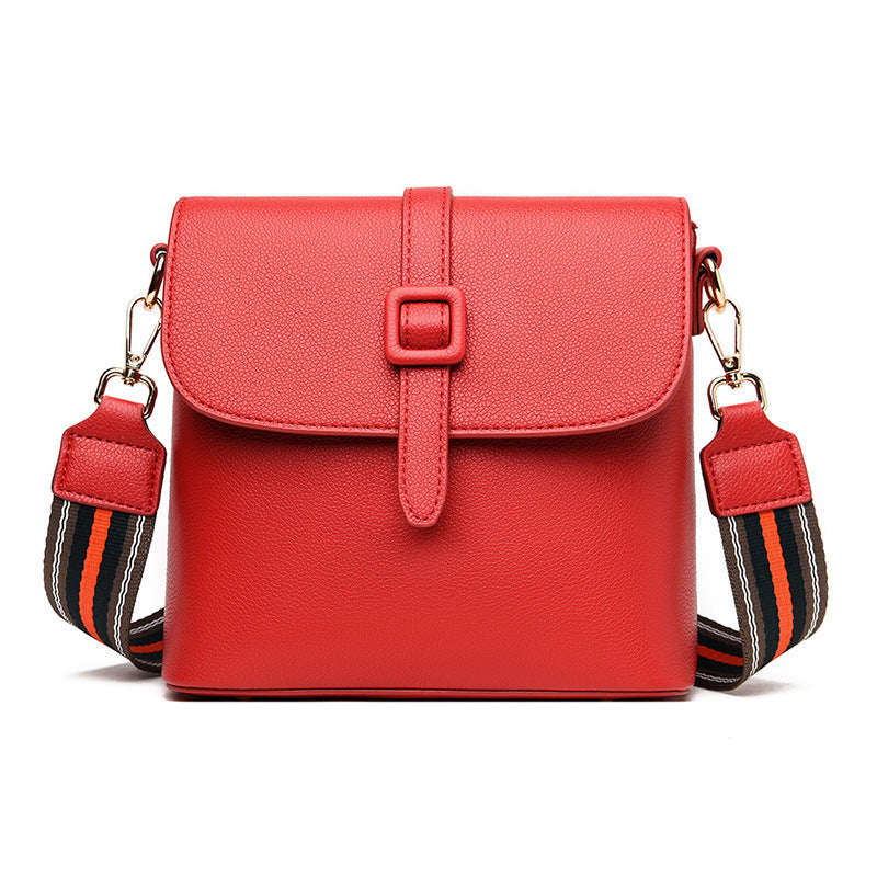 Women's Leather Strap Crossbody Shoulder Bag