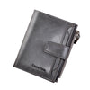 Men's Wallet Short Button Wallet Large Capacity