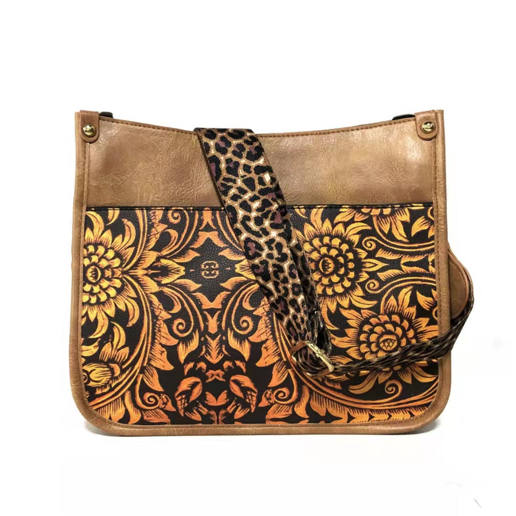 New Ladies Fashion Leopard Crossbody Bag