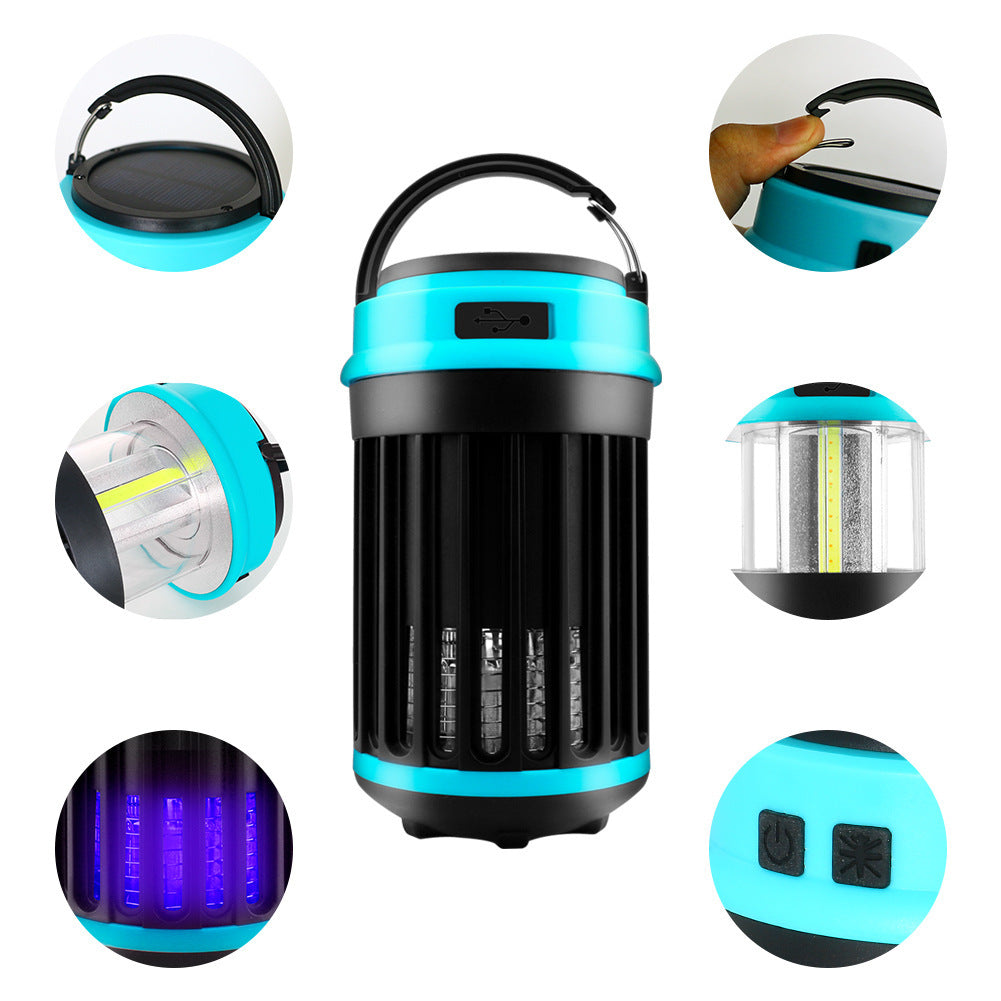 Solar Anti Mosquito Lamp Outdoor Waterproof Camping Lamp Catalyst Electric Mosquito Killer