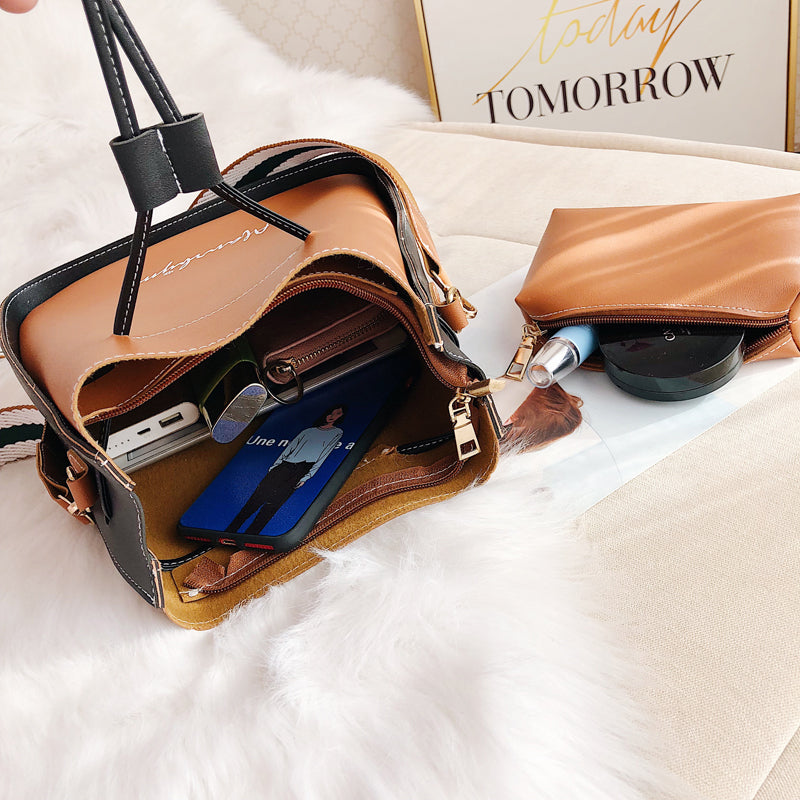 Student Bucket Bag All-match One-shoulder Messenger Bag