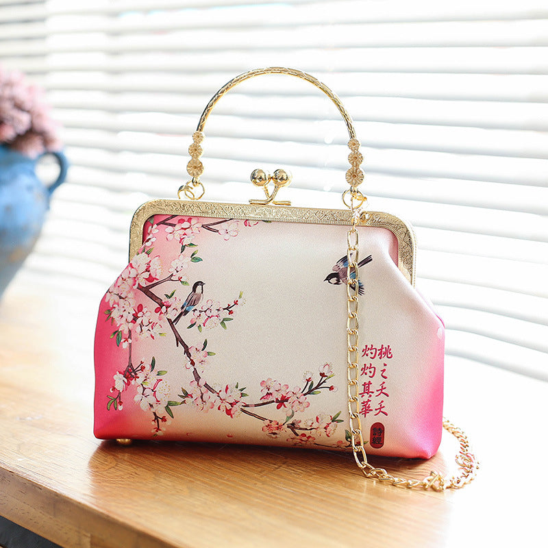 One-shoulder Crossbody With Cheongsam Bag Retro