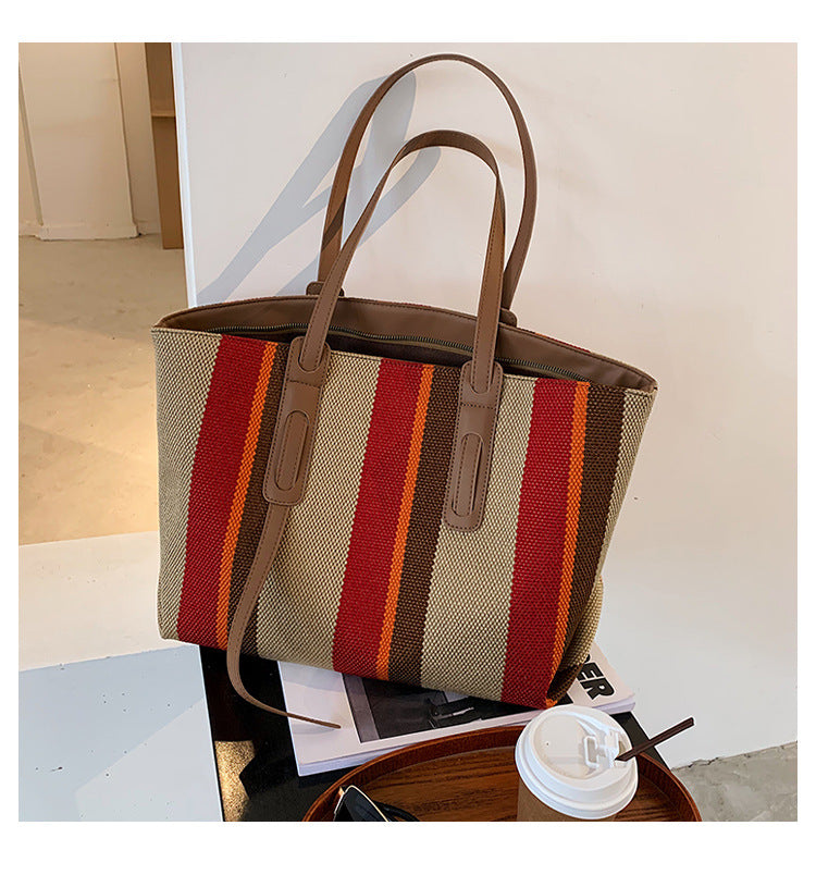 New Trendy Fashion Simple Large-capacity Tote Bag