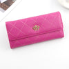 Fashion Candy Color Crown Lady Clutch Multi-card Wallet