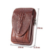 Leather Men's Mobile Phone Pockets Vertical Multi-function