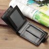 Buckle Short Wallet Stitching Coin Purse