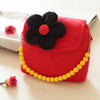 Girls Bead Chain Hand Bag Cute Flower Princess Bag