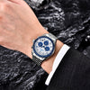 Men's Quartz Watch Multifunctional Calendar Waterproof Chronograph