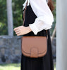 Women's Cowhide Flap Leather Shoulder Messenger Bag