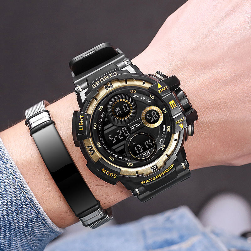 Waterproof Sports Trend Watch Multifunctional Electronic