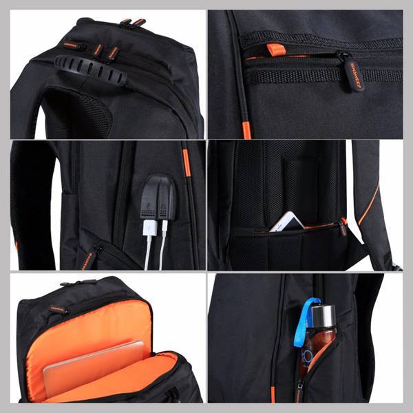 Large Capacity Waterproof Outdoor Solar Backpack