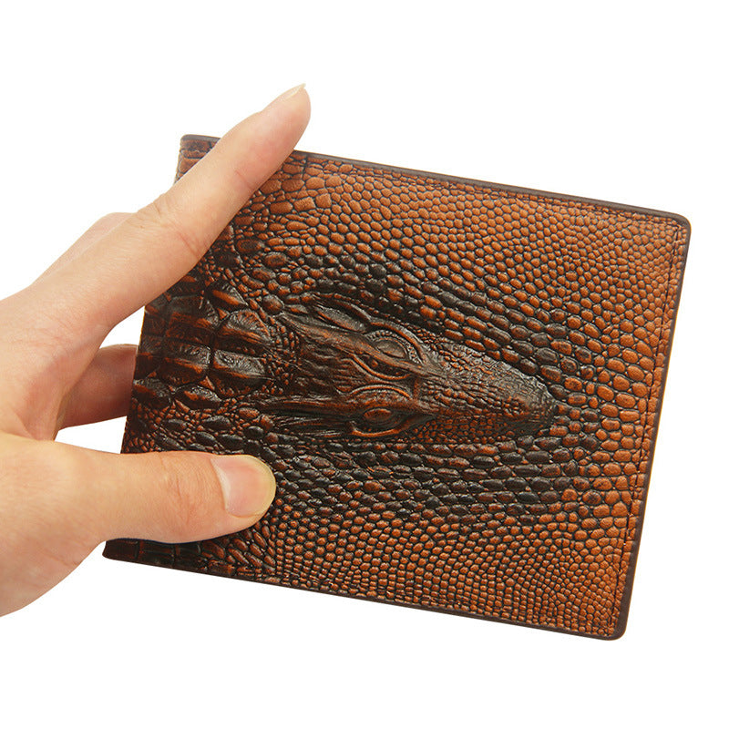 Fashion Personality Pattern Men's Short Wallet