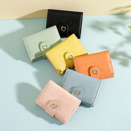 Small Design Folding Short Lady Purse