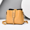 Solid Color Chain Bag Tassel Single Shoulder Crossbody Bag