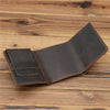 Men's Retro Crazy Horse Leather Wallet