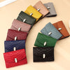 Snake Head Buckle Organ Card Holder Female Snake Embossed Leather