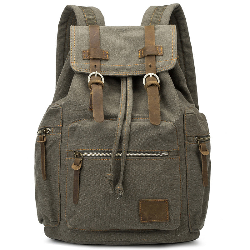 European And American Retro Men's Large Capacity Canvas Bag New