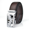 Men Fashion Eagle Pattern Automatic Buckle Belt